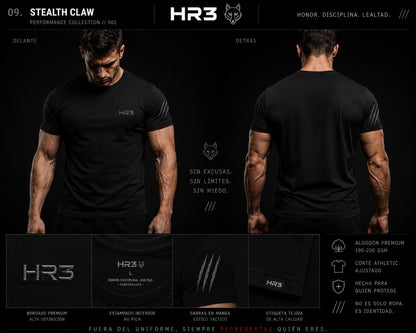 CLAWS --Camiseta Negra--