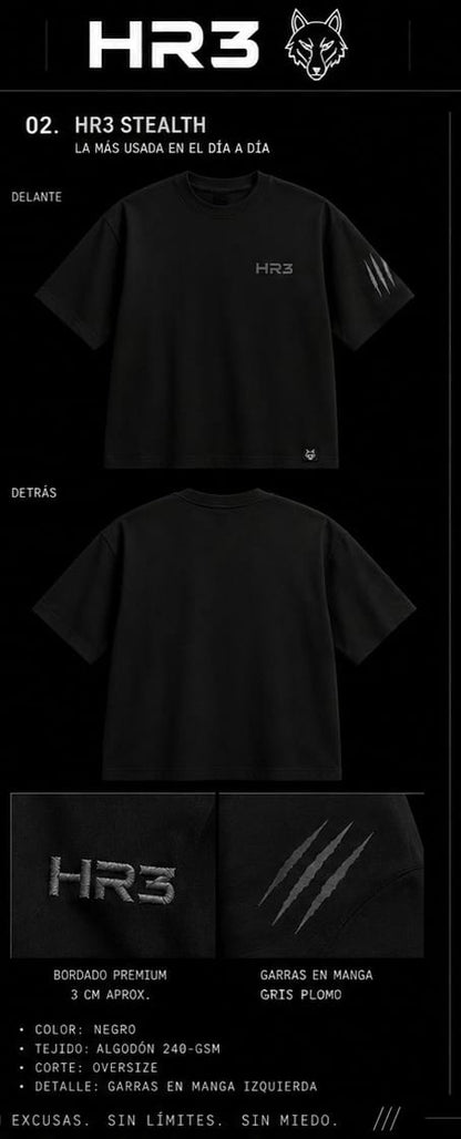 CLAWS --Camiseta Negra--