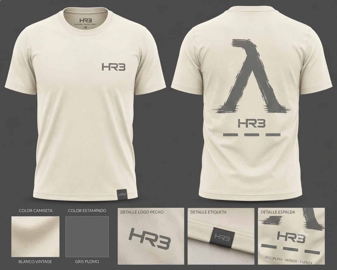 LAMBDA I--Camiseta blanca--