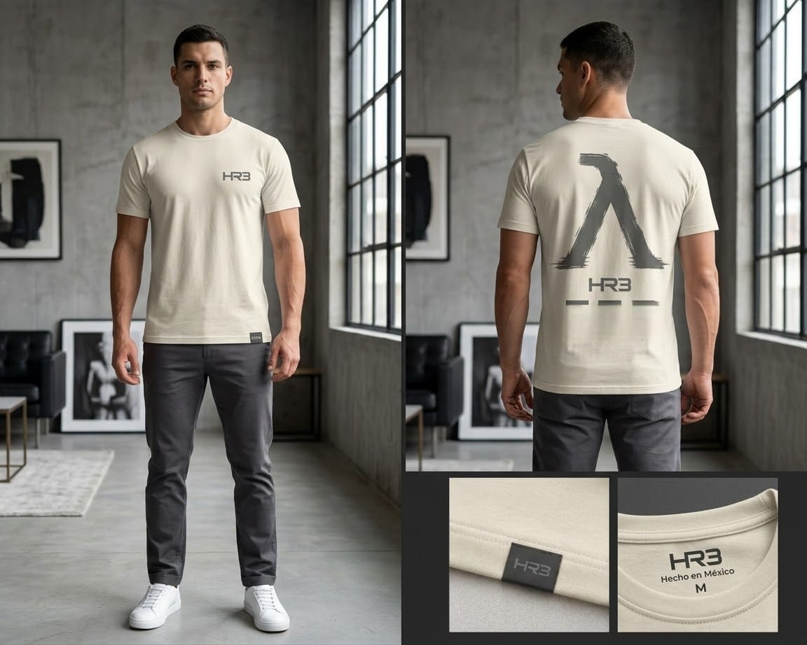 LAMBDA I--Camiseta blanca--
